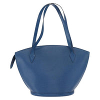 Louis Vuitton Saint Jacques Handbag Epi Leather Blue Leather Shoulder Bag Bag (Pre-Loved)