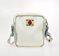 Chanel Travel Line Crossbody Bag Nylon White Nylon Shoulder Bag Bag (Authentic Pre-Loved)