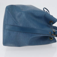 Louis Vuitton Petit Noe Handbag Epi Leather Blue Leather Shoulder Bag Bag (Authentic Pre-Loved)