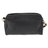 Gucci Vintage Shoulder Bag Leather Black Leather Shoulder Bag Bag (Authentic Pre-Loved)