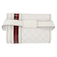 Gucci Sherry Line Waist Bag Gg Canvas White Canvas Shoulder Bag Bag (Authentic Pre-Loved)