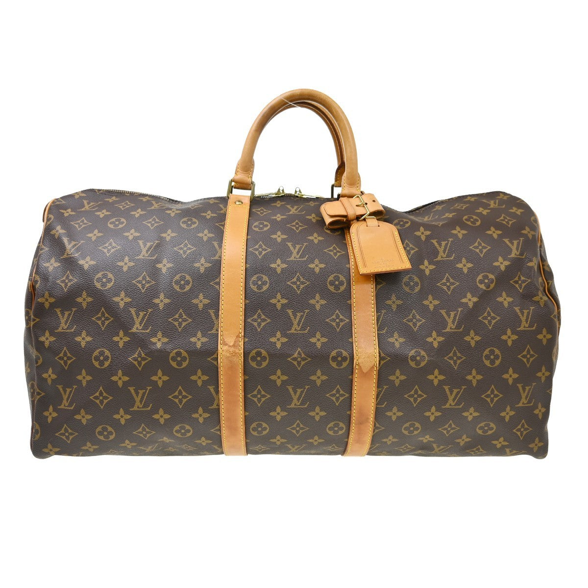 Louis Vuitton Louis Vuitton Keepall Bag Monogram Canvas Brown Canvas Travel Bag Bag (Pre-Loved)