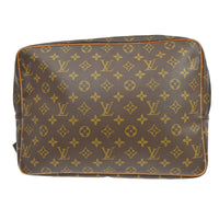Louis Vuitton Reporter Bag Monogram Canvas Brown Canvas Shoulder Bag Bag (Authentic Pre-Loved)