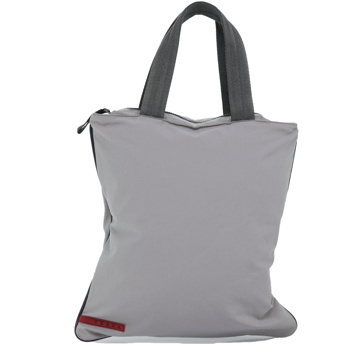 Prada Sport Tote Bag Nylon Gray Nylon Tote Bag Bag (Pre-Loved)