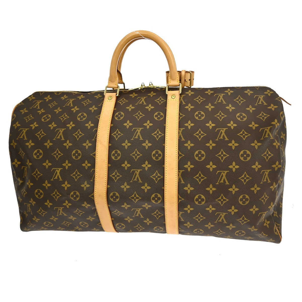 Louis Vuitton Louis Vuitton Keepall Bag Monogram Canvas Brown Canvas Travel Bag Bag (Pre-Loved)