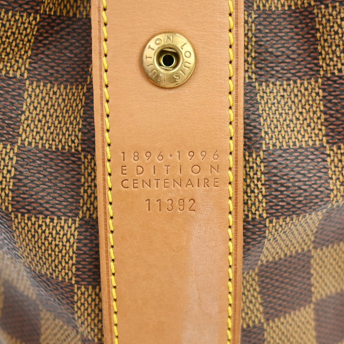 Louis Vuitton Chelsea Handbag Centenaire Damier Brown Canvas Tote Bag Bag (Authentic Pre-Loved)