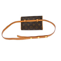 Louis Vuitton Louis Vuitton Florentine Waist Bag Monogram Canvas Brown Canvas Clutche & Pouche Bag (Authentic Pre-Loved)
