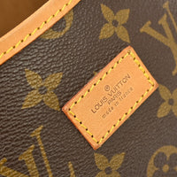 Louis Vuitton Saumur Handbag Monogram Canvas Brown Canvas Shoulder Bag Bag (Authentic Pre-Loved)