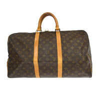 Louis Vuitton Louis Vuitton Keepall Bag Monogram Canvas Brown Canvas Travel Bag Bag (Authentic Pre-Loved)