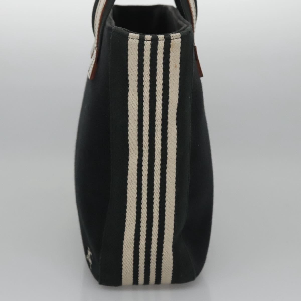 Burberry Blue Label Tote Bag Canvas Black Canvas Tote Bag Bag (Pre-Loved)