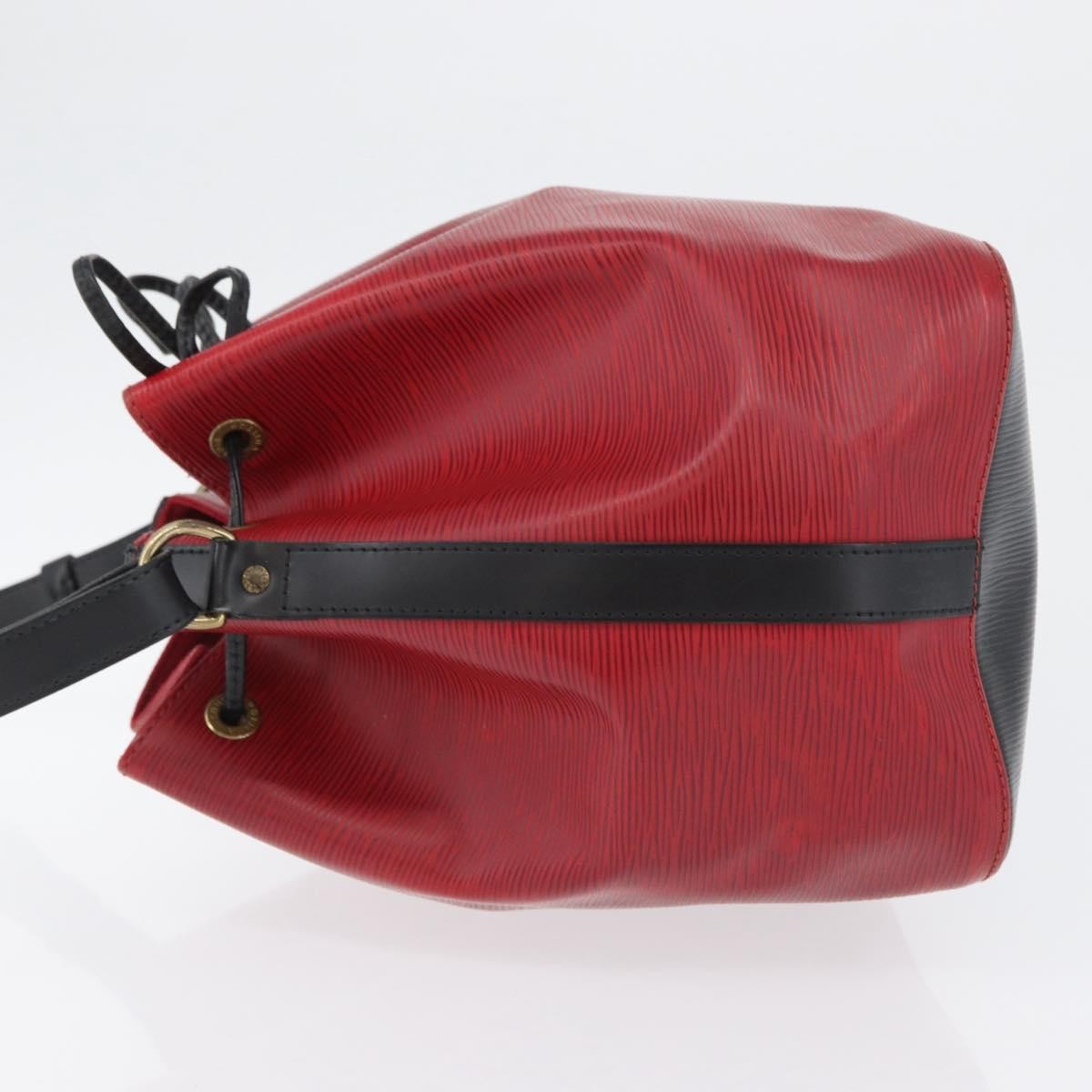 Louis Vuitton Petit Noe Handbag Epi Leather Red Leather Shoulder Bag Bag (Pre-Loved)