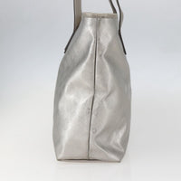 Gucci Plus Tote Gg Imprime Silver Canvas Tote Bag Bag (Pre-Loved)