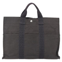 Hermes Fourre-Tout Herline Fourre-Tout Herline Gray Canvas Tote Bag Bag (Authentic Pre-Loved)