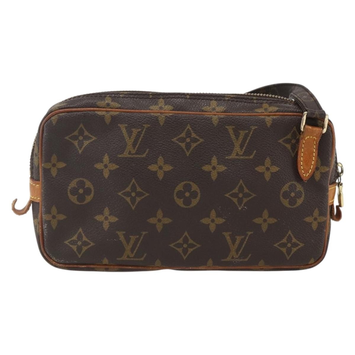 Louis Vuitton Pochette Marly Bandouliere Bag Monogram Canvas Brown Canvas Clutche & Pouche Bag (Authentic Pre-Loved)