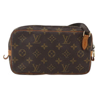 Louis Vuitton Pochette Marly Bandouliere Bag Monogram Canvas Brown Canvas Clutche & Pouche Bag (Authentic Pre-Loved)