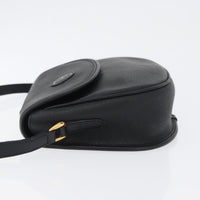 Gucci Vintage Shoulder Bag Leather Black Leather Shoulder Bag Bag (Authentic Pre-Loved)