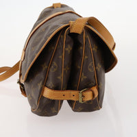 Louis Vuitton Louis Vuitton Saumur Handbag Monogram Canvas Brown Canvas Shoulder Bag Bag (Pre-Loved)