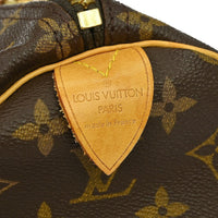 Louis Vuitton Keepall Bag Monogram Canvas Brown Canvas Travel Bag Bag (Authentic Pre-Loved)
