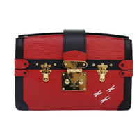 Louis Vuitton Trunk Clutch Epi Leather Red Leather Shoulder Bag Bag (Authentic Pre-Loved)