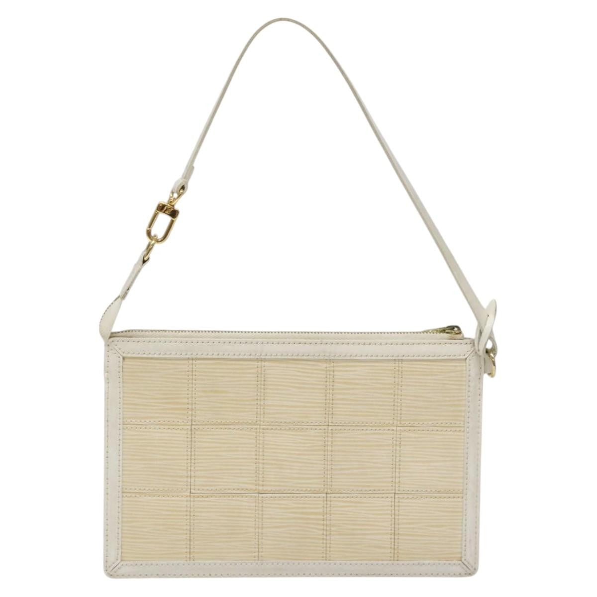 Louis Vuitton Delmonico Pochette Stretch Epi Leather Beige Leather Clutche & Pouche Bag (Pre-Loved)