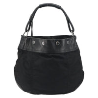 Prada Vintage Shoulder Bag Tessuto Black Nylon Shoulder Bag Bag (Authentic Pre-Loved)
