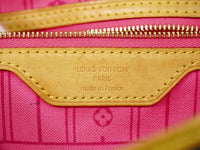Louis Vuitton Neverfull Tote Limited Edition Monogram Roses Brown Canvas Tote Bag Bag (Authentic Pre-Loved)