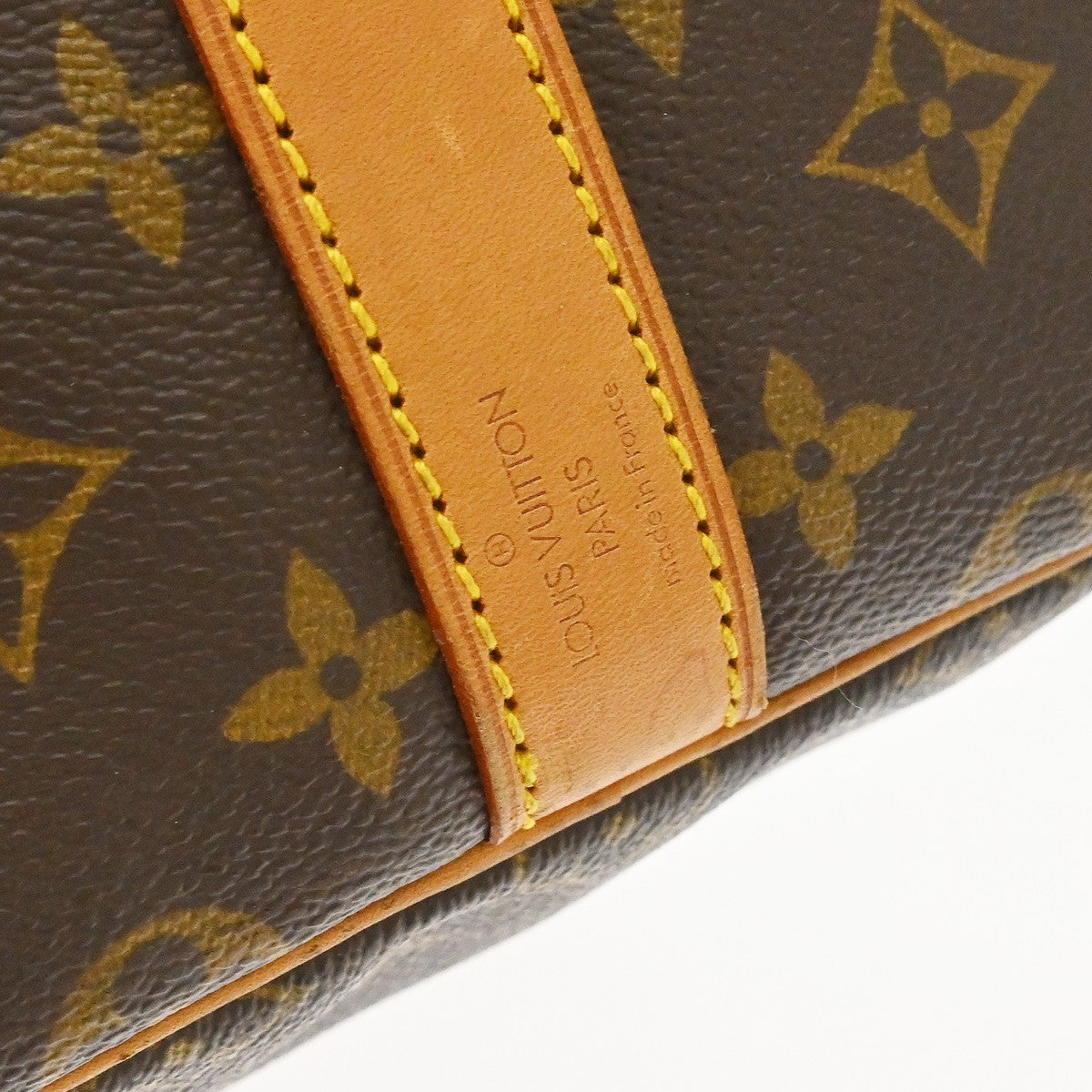 Louis Vuitton Keepall Bandouliere Bag Monogram Canvas Brown Canvas Travel Bag Bag (Authentic Pre-Loved)