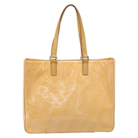 Louis Vuitton Columbus Handbag Monogram Vernis Beige Patent_Leather Tote Bag Bag (Authentic Pre-Loved)