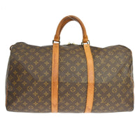 Louis Vuitton Louis Vuitton Keepall Bag Monogram Canvas Brown Canvas Travel Bag Bag (Authentic Pre-Loved)