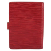 Louis Vuitton Agenda Cover Epi Leather Red Leather Wallets Accessory (Authentic Pre-Loved)