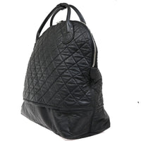 Chanel Horizontal Sport Weekender Bag Quilted Coated Canvas Black Nylon Travel Bag Bag (Pre-Loved)