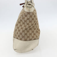 Gucci Mayfair Convertible Tote Gg Canvas Beige Canvas Tote Bag Bag (Authentic Pre-Loved)