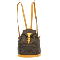 Louis Vuitton Vintage Montsouris Backpack Monogram Canvas Brown Canvas Backpack Bag (Pre-Loved)