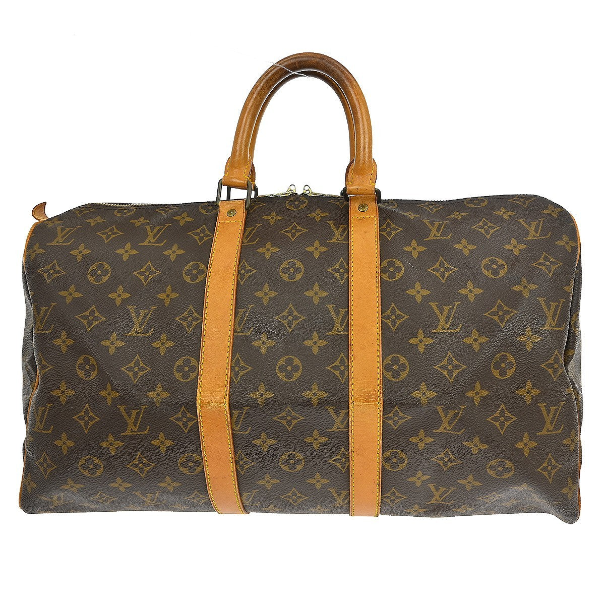 Louis Vuitton Louis Vuitton Keepall Bag Monogram Canvas Brown Canvas Travel Bag Bag (Authentic Pre-Loved)