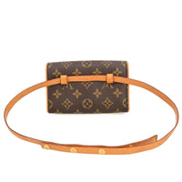 Louis Vuitton Louis Vuitton Florentine Waist Bag Monogram Canvas Brown Canvas Clutche & Pouche Bag (Pre-Loved)