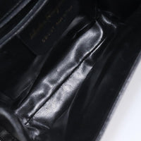 Salvatore Ferragamo Vara Shoulder Bag Leather Black Leather Shoulder Bag Bag (Authentic Pre-Loved)