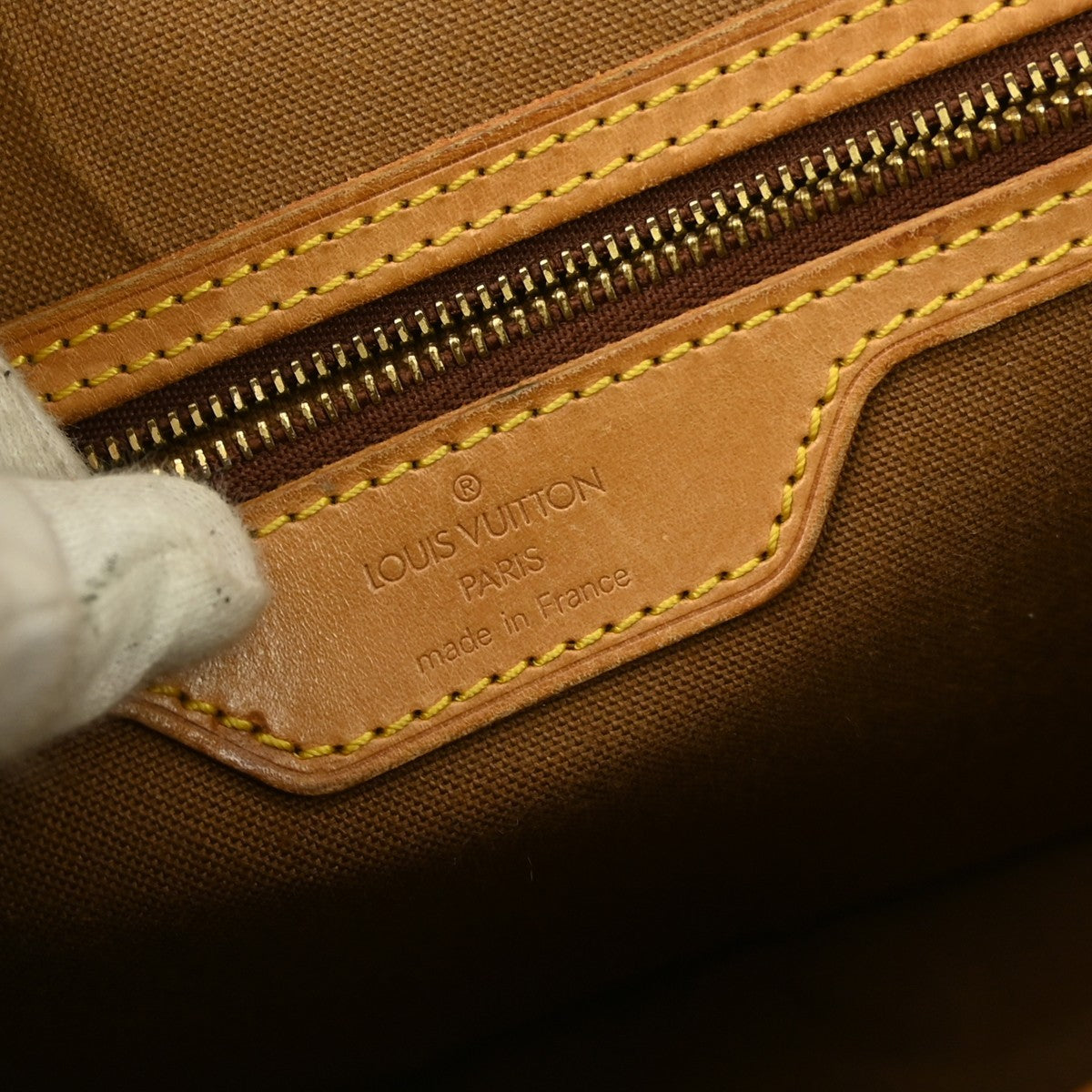 Louis Vuitton Sac Gibeciere Messenger Bag Monogram Canvas Brown Canvas Shoulder Bag Bag (Pre-Loved)
