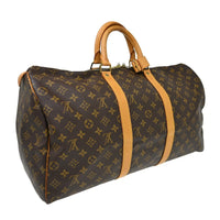 Louis Vuitton Louis Vuitton Keepall Bag Monogram Canvas Brown Canvas Travel Bag Bag (Pre-Loved)