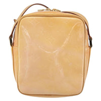 Louis Vuitton Wooster Handbag Monogram Vernis Yellow Patent_Leather Shoulder Bag Bag (Authentic Pre-Loved)