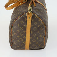 Louis Vuitton Keepall Bag Monogram Canvas Brown Canvas Travel Bag Bag (Pre-Loved)
