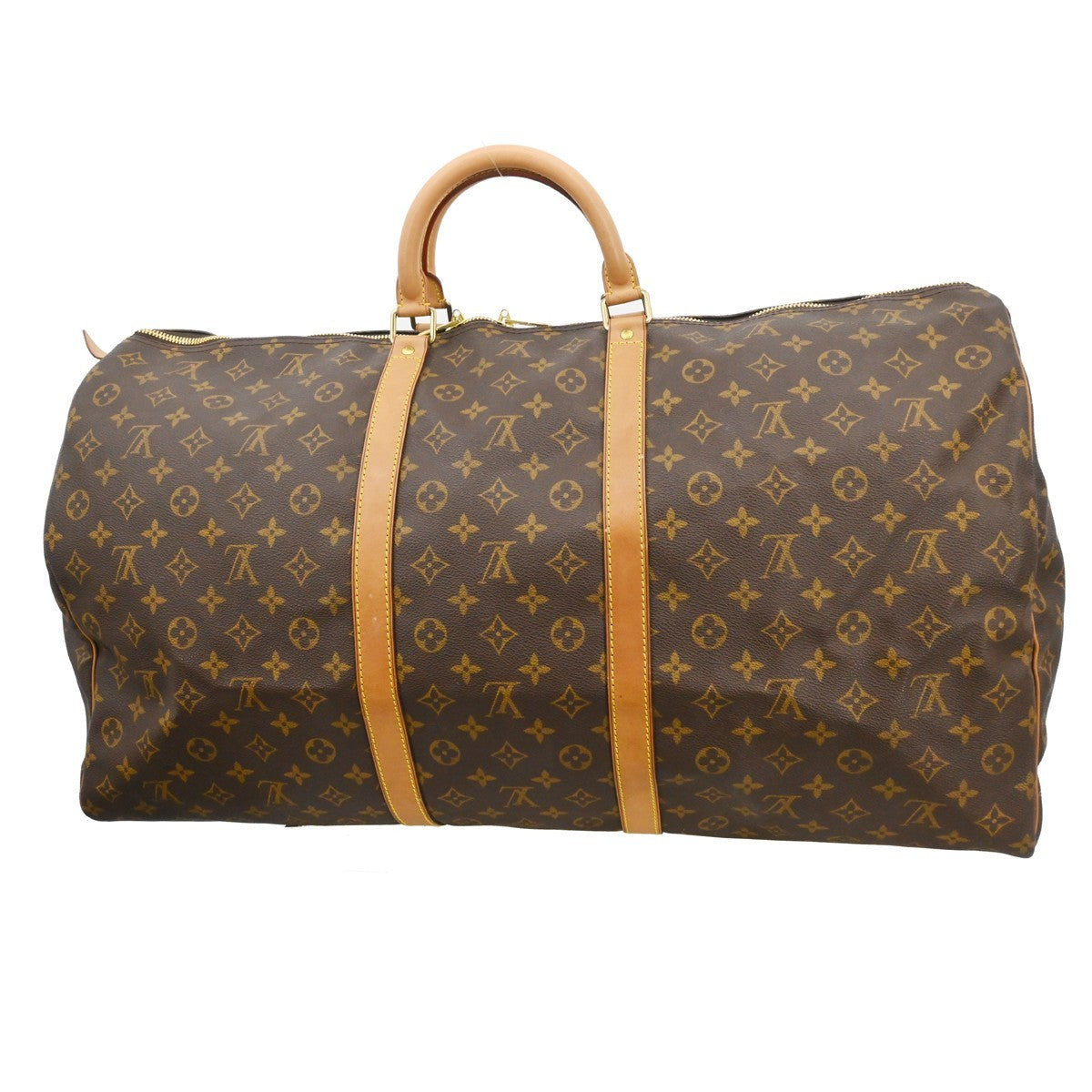 Louis Vuitton Louis Vuitton Keepall Bag Monogram Canvas Brown Canvas Travel Bag Bag (Authentic Pre-Loved)