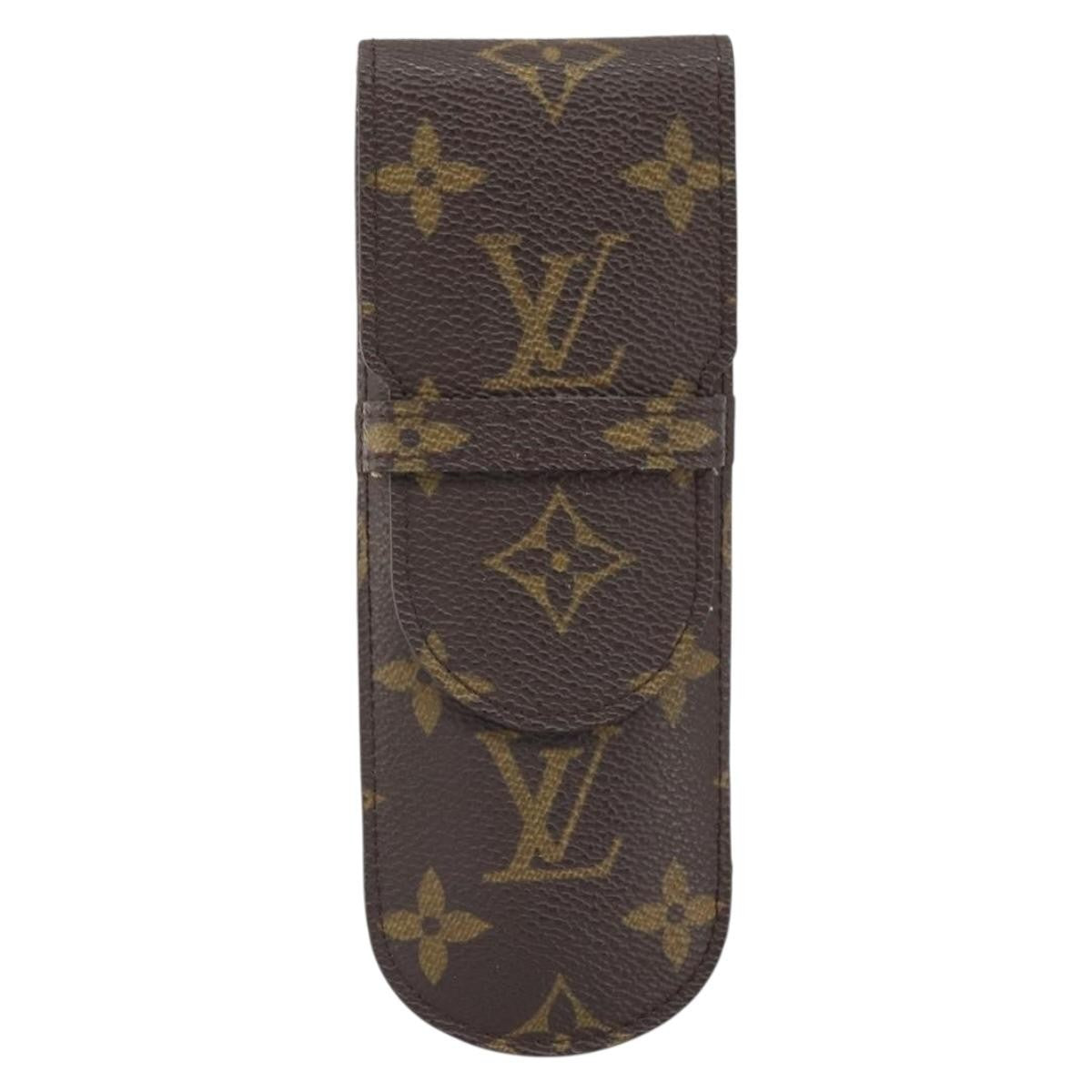 Louis Vuitton Etui À Stylo Canvas Brown Canvas Clutche & Pouche Bag (Pre-Loved)