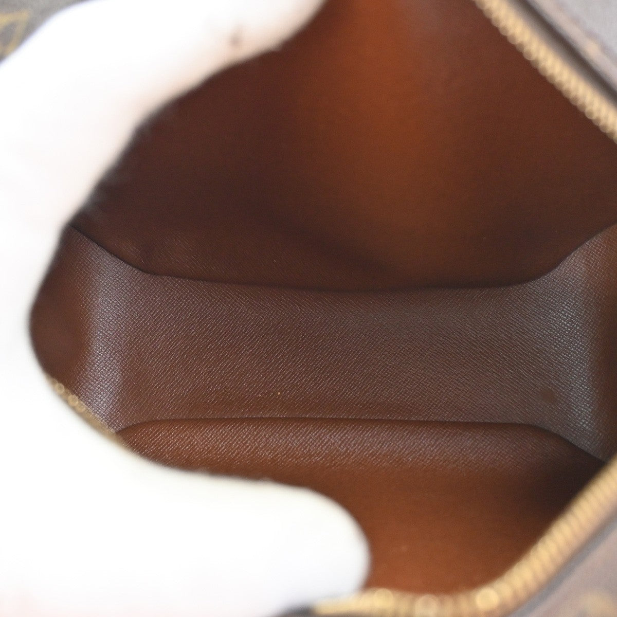 Louis Vuitton Blois Handbag Monogram Canvas Brown Canvas Shoulder Bag Bag (Authentic Pre-Loved)