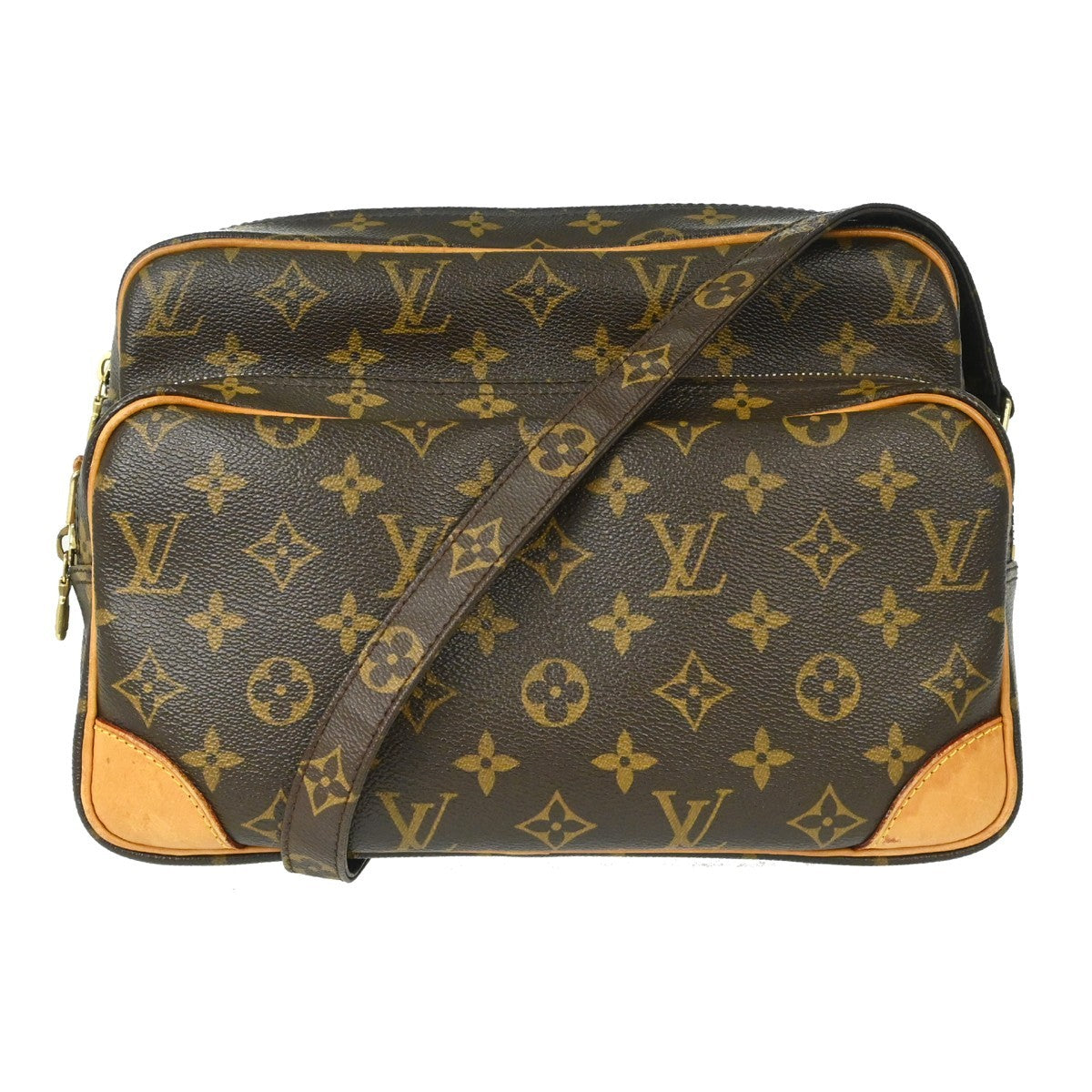 Louis Vuitton Nil Messenger Bag Monogram Canvas Brown Canvas Shoulder Bag Bag (Authentic Pre-Loved)