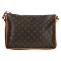 Louis Vuitton Sac Gibeciere Messenger Bag Monogram Canvas Brown Canvas Shoulder Bag Bag (Pre-Loved)