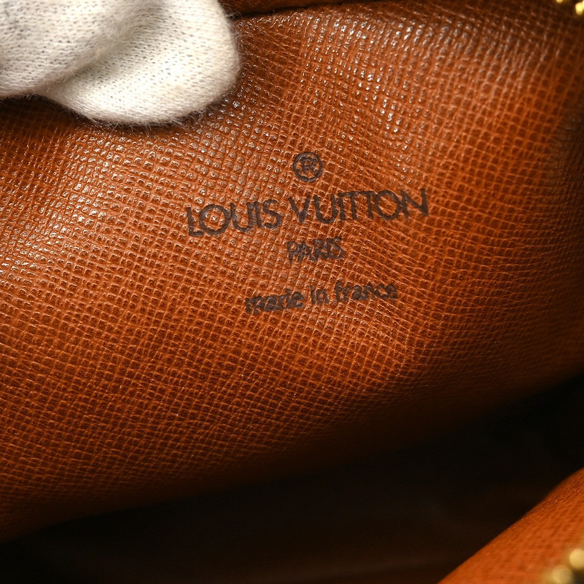 Louis Vuitton Danube Handbag Monogram Canvas Brown Canvas Shoulder Bag Bag (Pre-Loved)