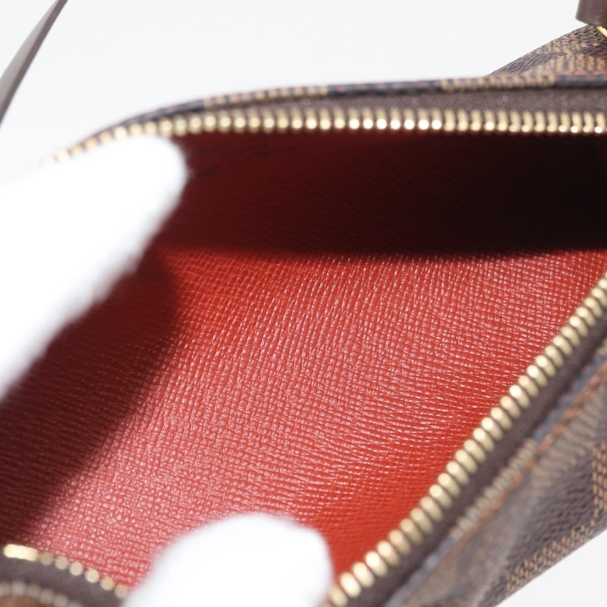 Louis Vuitton Louis Vuitton Papillon Pochette Damier Brown Canvas Clutche & Pouche Bag (Pre-Loved)