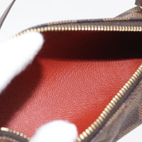 Louis Vuitton Louis Vuitton Papillon Pochette Damier Brown Canvas Clutche & Pouche Bag (Pre-Loved)