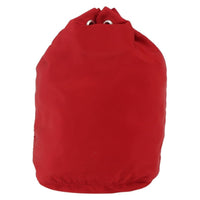 Prada Drawstring Wristlet Bucket Bag Tessuto Red Nylon Clutche & Pouche Bag (Pre-Loved)