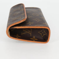 Louis Vuitton Louis Vuitton Florentine Waist Bag Monogram Canvas Brown Canvas Clutche & Pouche Bag (Pre-Loved)